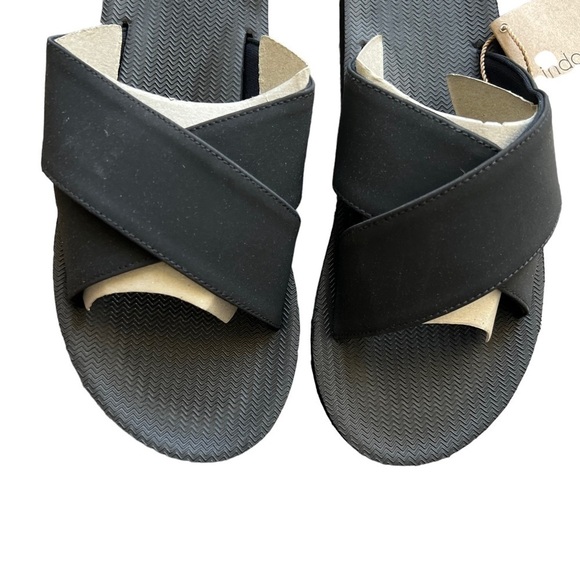 Indosole x Madewell - NIB Cross Slide Sandals Shoes Sz 10/11 - Picture 6 of 12